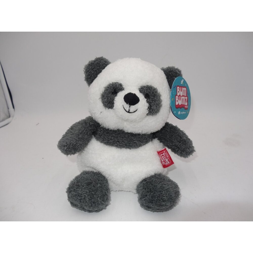 Bum Bumz Junglebumz Pakko Panda Bear White‎ Black Teddy Kellytoy Russ 7.5"